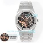 OMF 1:1 Clone Audemars Piguet Skeleton Royal Oak Offshore 15407 Stainless Steel Watch 